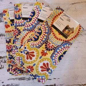 Fiesta set of 4 napkins NWT